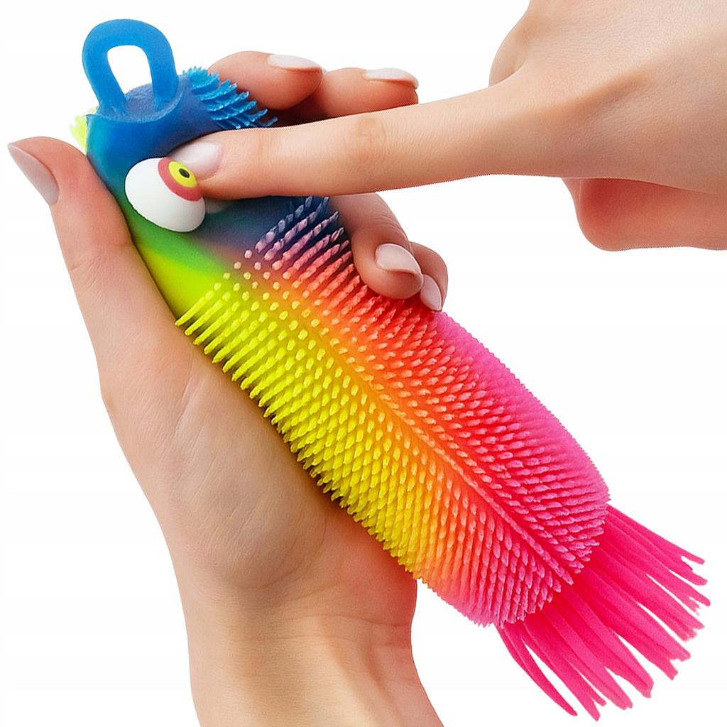 12X Gniotek Ośmiorniczka Rozciągliwa Świeci Kałamarnica 21Cm Zestaw Display