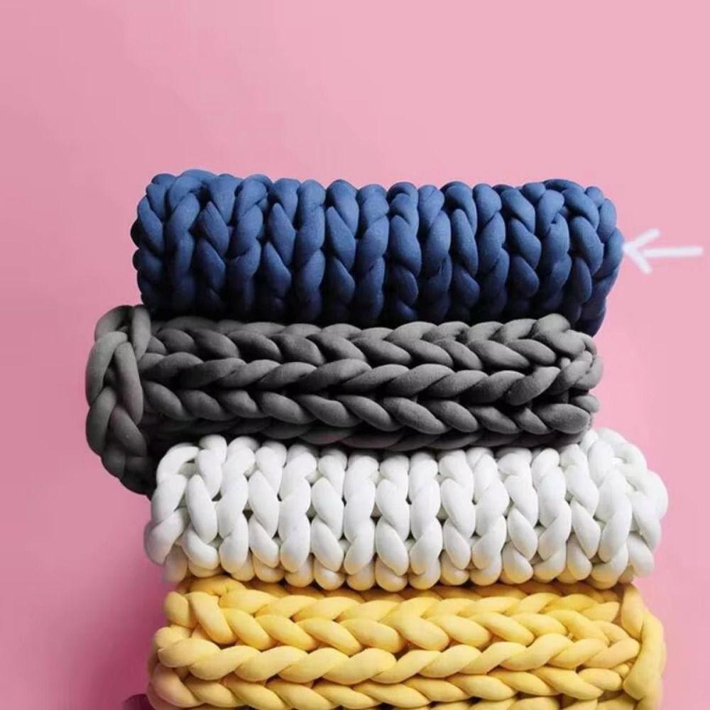 Filato Super Velluto per Lavoro a Maglia con le Mani 2,5 cm Filato Spesso Pacco Convenienza Filato Chunky Lavoro a Maglia a Mano