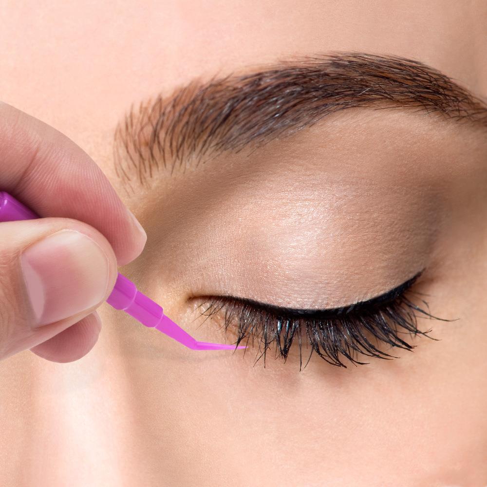 Y-Shaped 3-in-1 Eyelash Tool: Waterproof Makeup Brush & Lash Perm Aid
