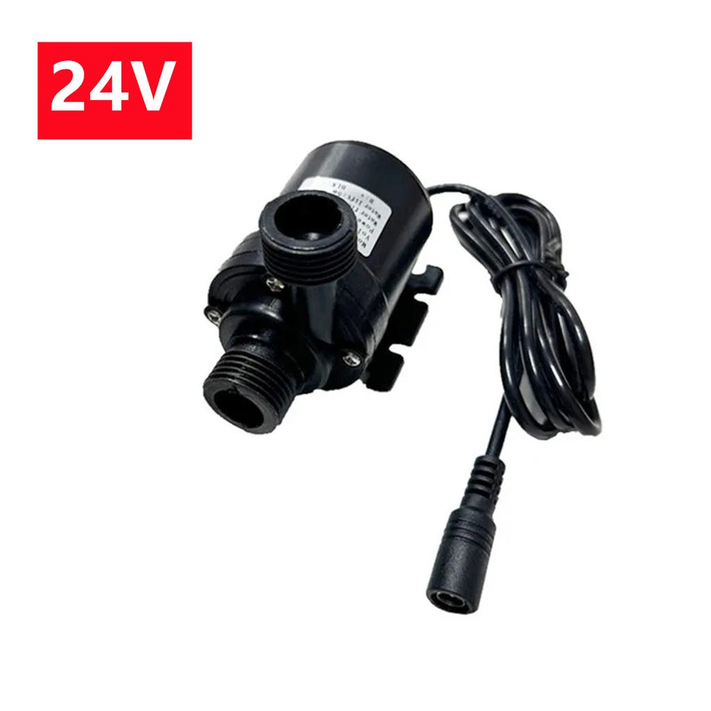 800L/H Leise Aquarienpumpe 1/2" Außengewinde Innengewinde Schnittstelle 12V 24V DC Wasserpumpe Wasserzirkulation Kleine Förderpumpe 1 Stück