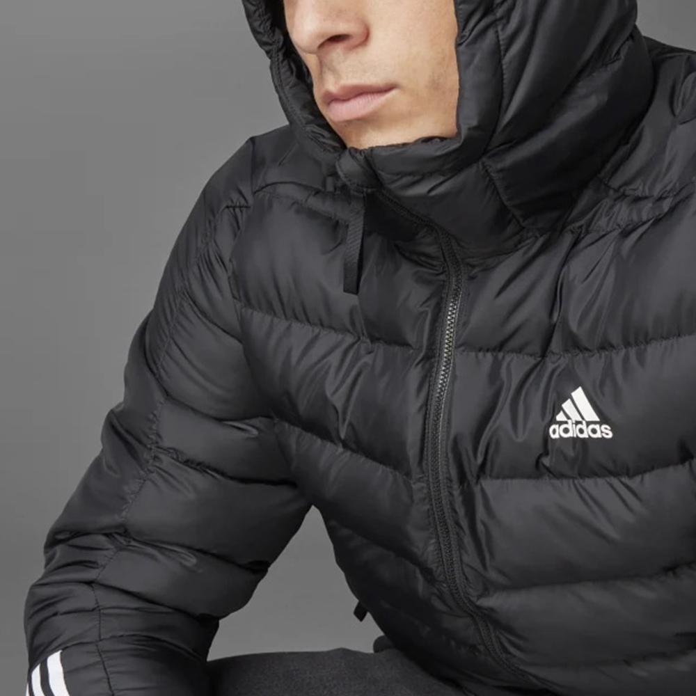 Adidas Warme Trainings-Baumwolljacke Herrenjacke Schwarz GT1674