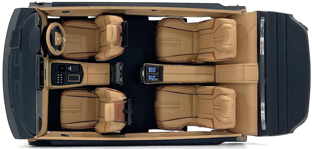 Kyosho Original Scale Toyota Century with Finished KS03926GS 1/43 (Reimei) (Gray/Silver) Mid-Brown Interior, Model,