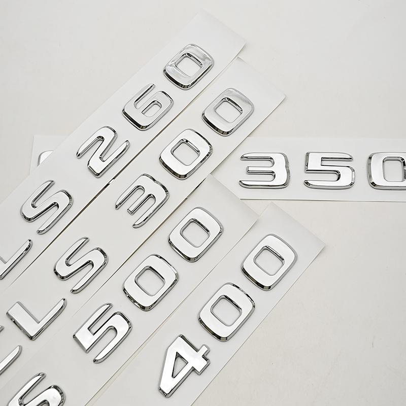 3D ABS Car Sticker Logo CLS260 CLS300 CLS400 Rear Trunk Letter Badge Emblem For Mercedes Benz CLS Series CLS350 CLS500 Accessoey