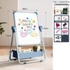 Portable Children's Magnetic Easel with Blackboard & Whiteboard for Graffiti