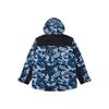 Levis Loose Fit Color Block Camouflage Casual Jacket Men Jackets Camouflage-Blue A5172-0000