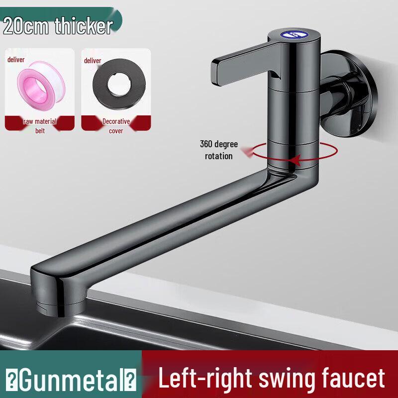 Anica Enjoy Wall-Mount Folding Swing Faucet