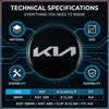4 Stück 58 mm Auto-Radnabenabdeckungen Staubdicht Aufsteckbare Radabdeckung für KIA Ceed Rio Sportage R K2 K3 K4 K5 K6 K7 K8 Soul Opeima Ceed Sorento Cerato