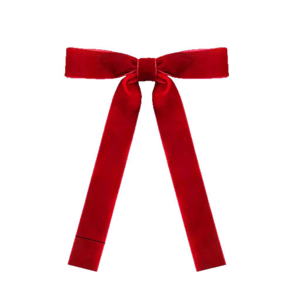 Velvet Bow Pendant Christmas Tree & Wreath Ornament - 2.5cm