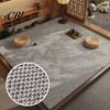 Low Saturated Bedroom Floor Mat Solid Color Area Rug, Rustic Living Room Minimalist Soft Rug with Anti-Slip Backing, Indoor Carpet for Tea Washable