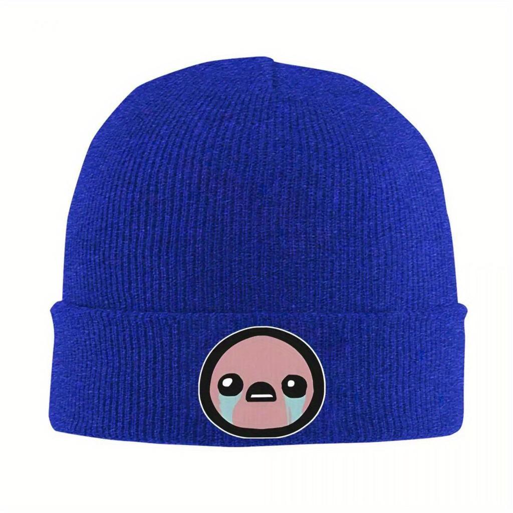 Crying Isaac Knitted Hat Beanie Autumn Winter Hats Warm Street The Binding Of Isaac Pixel Cap for Men Women Gifts