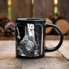 3D Engine Print Mug Ceramic Coffee Cup Dishwasher & Microwave Safe Mechanic Workshop Drinkware Unique Gift for Car Enthusiasts Mechanics