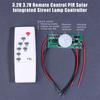 3.2V 3.7V Remote Control Pir Solar Integrated Street Lamp Sensor Circuit Board With Controller