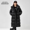 Women's 2025 Mid-Length Hooded Duck Down Jacket