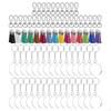 Round Acrylic Keychain Blank Set Crafts Handmade Accessories Key Rings DIY Projects for Home