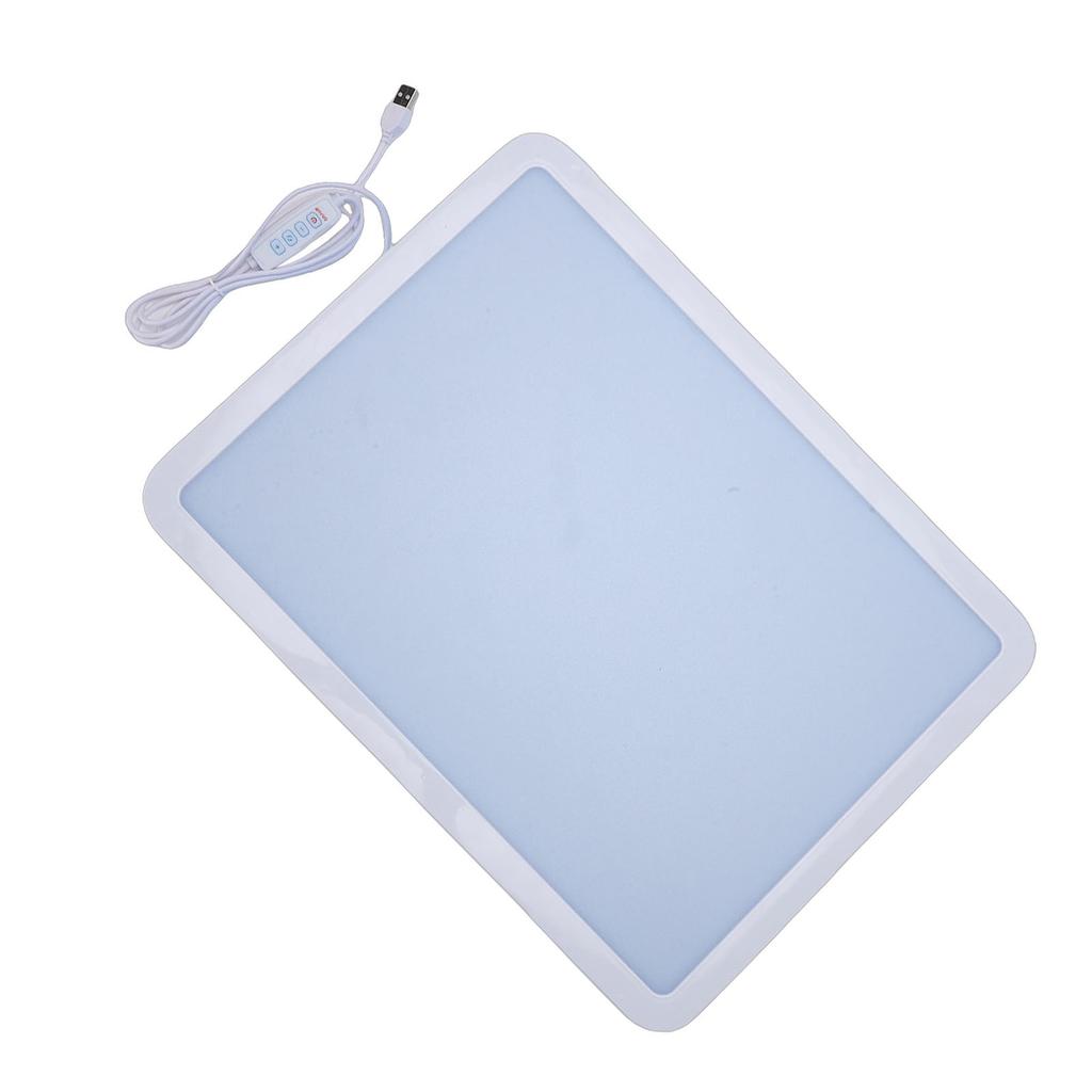 USB Sand Painting Light Box 3 Colors 10 Brightness Levels Portable LED Sensory Light Table for Kids Adults Classroom Meditation