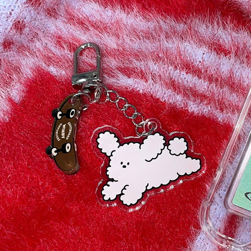 Skating Windy Acrylic Keychain