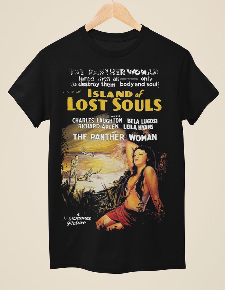 

The Island of Lost Souls (1932) - Movie Poster inspired Unisex Black T-Shirt Unisex T-Shirt XXXXL