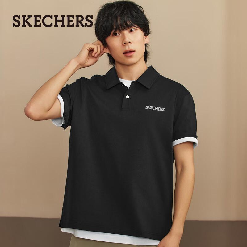 Skechers Мужская рубашка поло с коротким рукавом XL