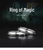 S925 Sterling Silver Magic Ring - Unisex European Retro Style, Lord of the Rings Inspired, Smooth Surface Couple Ring
