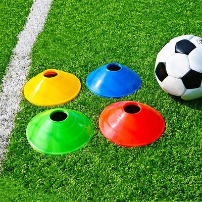 10pcs Soccer Practice Logo Disc Set - Round Mouth Logo Plate Obstacle Sports Training Equipment for Soccer Basketball & Football