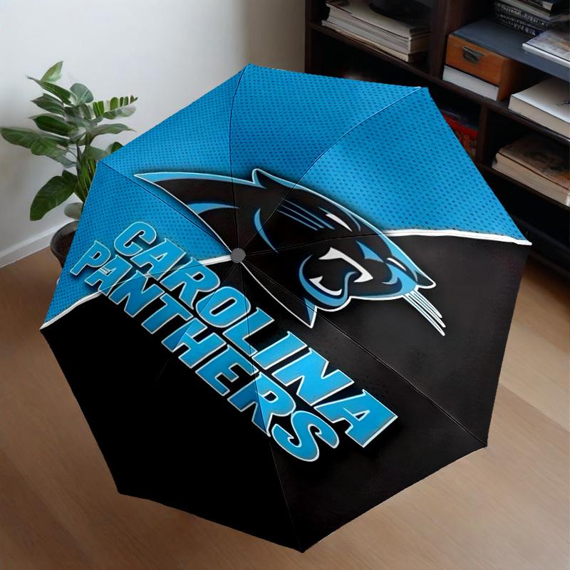 Panthers Helmet Umbrella 8-Frame for Travel, Camping, Casual Lightweight Portable Umbrella, Essential for Every Family Holidays Gift