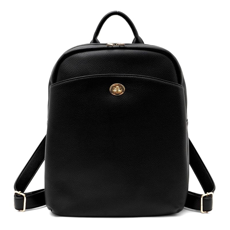 

[VITAFELICE] Vita Felice 8 pockets square rucksack ladies sib-20043p (black)