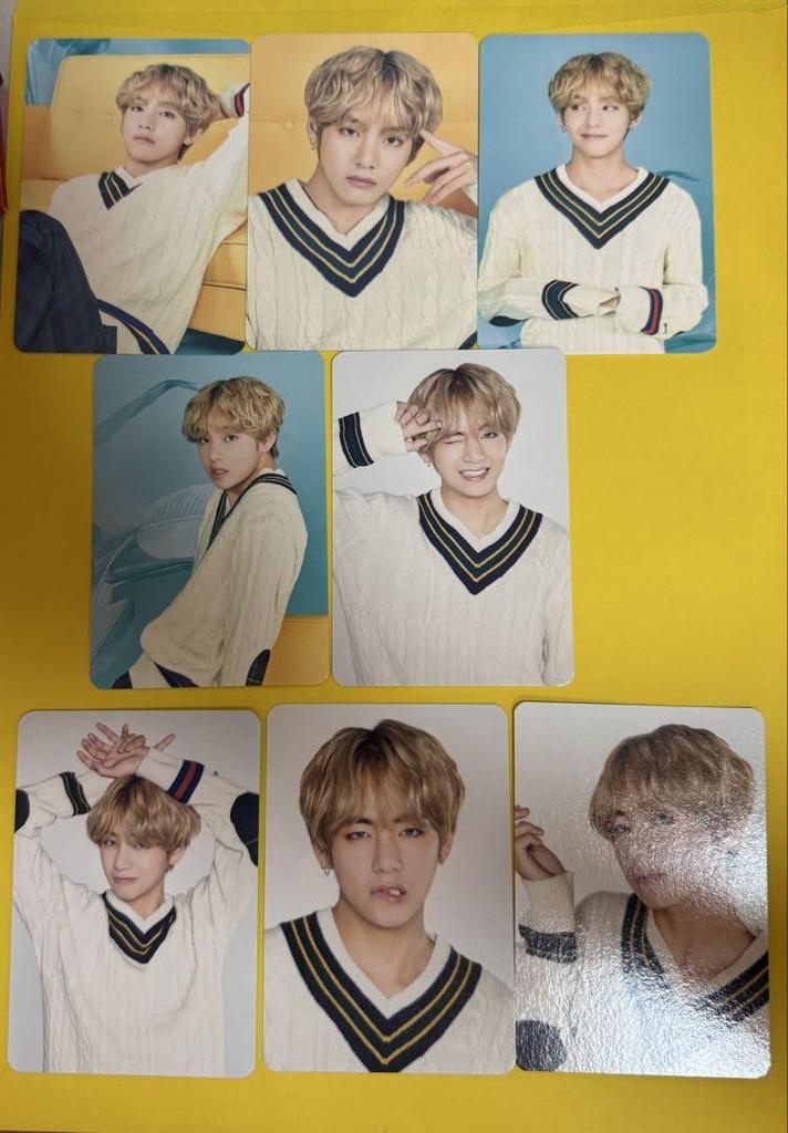 [USED] BTS Happy Ever Japan Mini Photo Set V Taehyung Rare