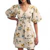 Nobody's Child Damen Mini-Kleid mit Kleeblatt-Blumenmuster