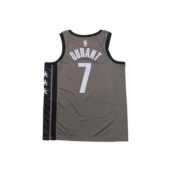 Nike Maglia Larga NBA Statement Edition, Kevin Durant #7, 2019-2020 Maglia da Uomo Grigia AT9792-003