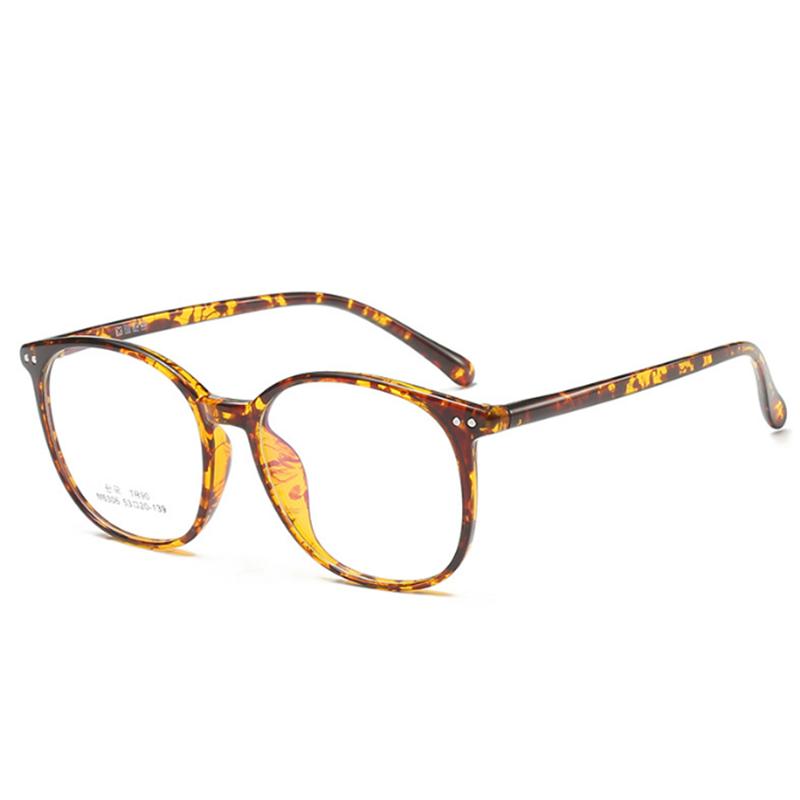 

Ultralight Blue Light Blocker Myopia Spectacles Frame Women Men Big Round Prescription Glasses Myopia 0 -0.5 -0.75 To -6 0