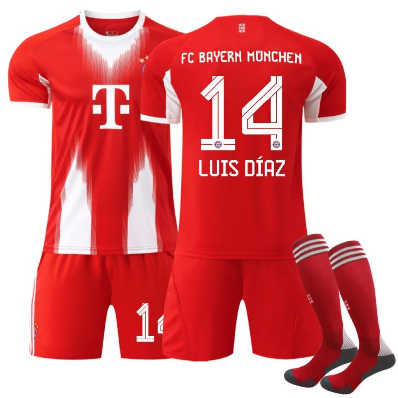 2526 Bayern Domácí 17 Ollise 6 Kimish 9 Kane 10 Musi 14 Dias Fotbalový dres Set
