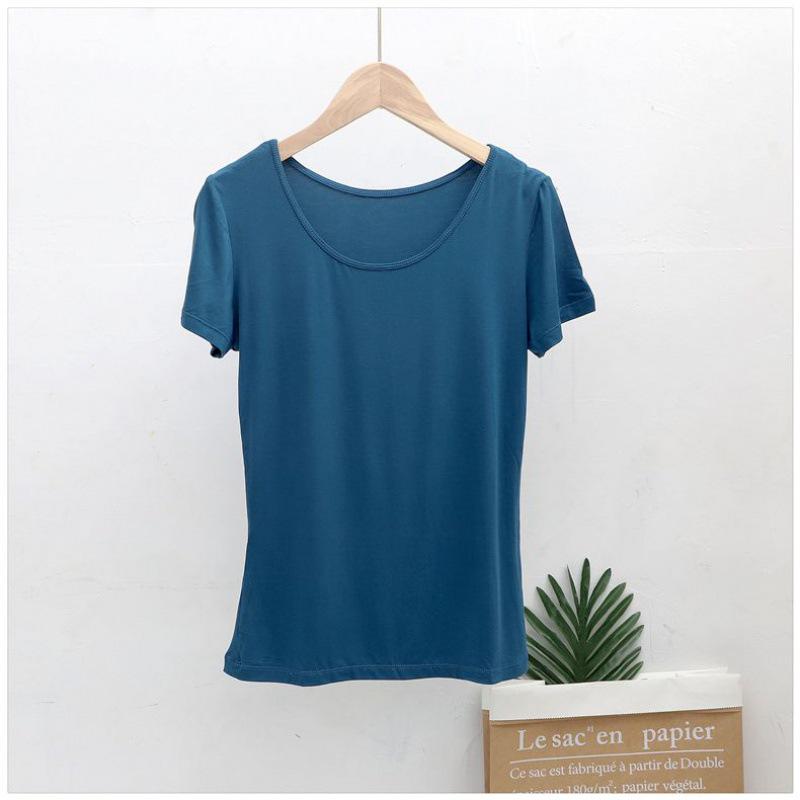 Korean Style Women’s Large U-Neck Backless Top – Short-Sleeved, Sexy, All-Match Nightclub Wear.