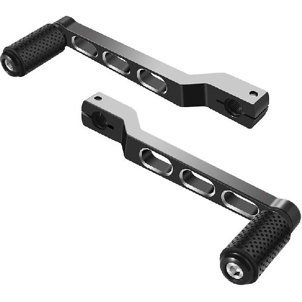 Motorcycle Heel Toe Shift Lever Brake Pedals, Shift Peg for Harley Davidson Softail Touring Road Glide Street Glide Levers Road King Glide Trikes