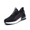 Scarpe da lavoro Stivali con punta in acciaio traspirante Scarpe da lavoro antinfortunistiche leggere con cuscino d'aria antiscivolo per uomo Donna Sneaker da lavoro