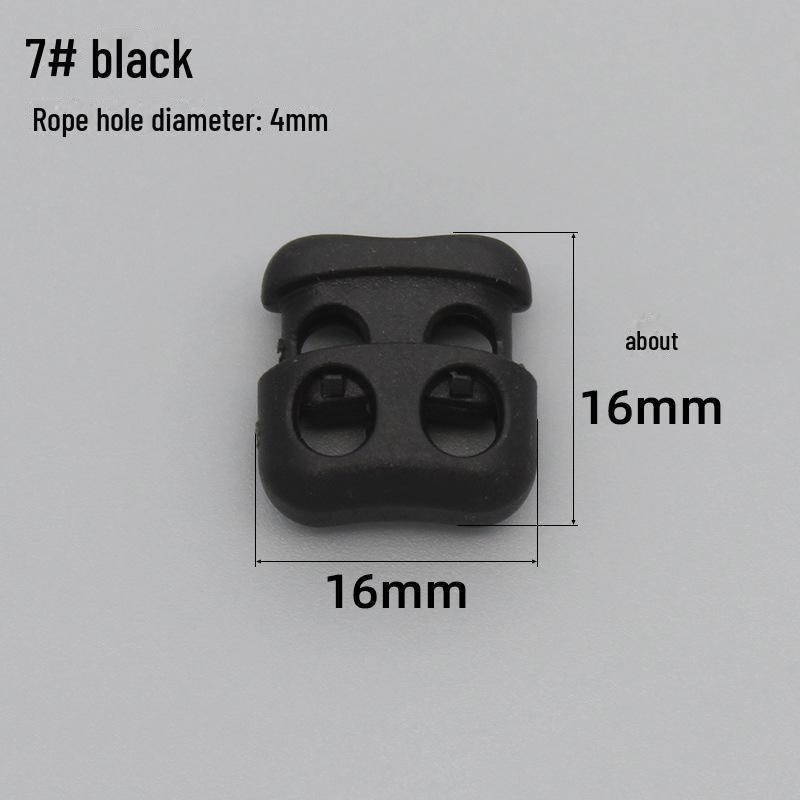 Snur elastic pentru copii, cataramă pentru nas de porc cu două găuri pentru jachete, pantofi și pălării