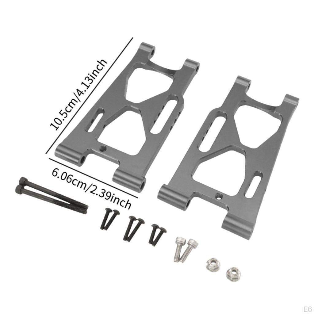 2 Pieces RC Car Rear Lower Swing Arm Replacement Part Sturdy Toys Hobby Accessories Upgrade for
