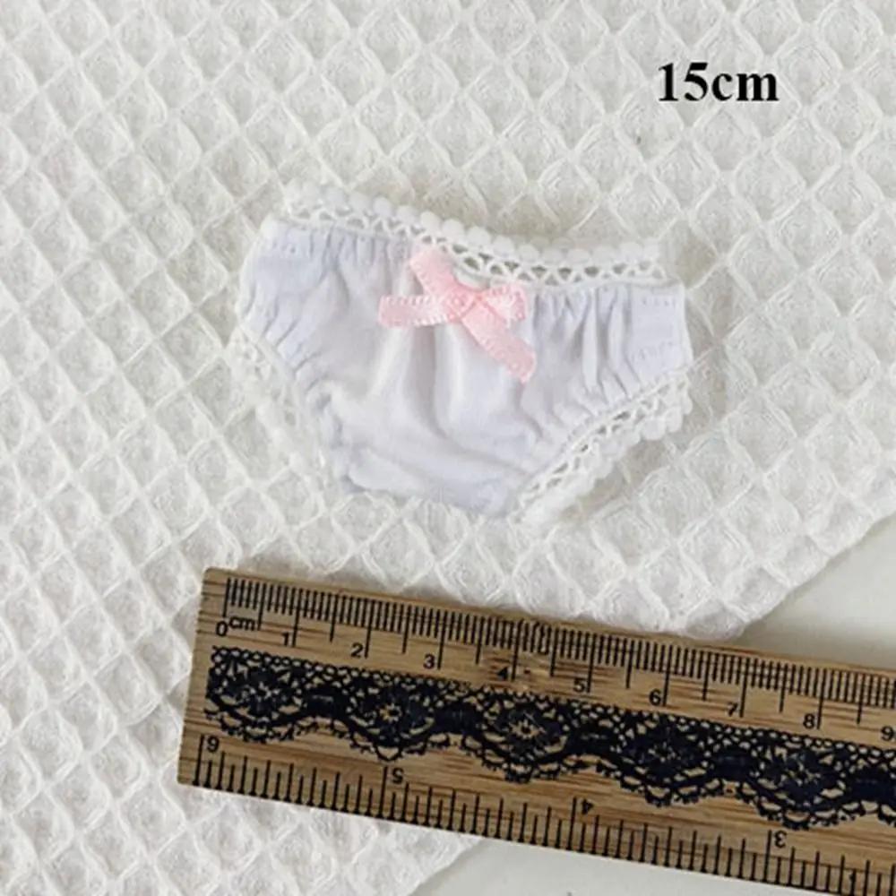 

15/20cm Cotton Doll Underwear Multistyles Lace Underwear for 1/11 ob11 Dolls for 1/12bjd Doll Panties Doll Clothing Accessories