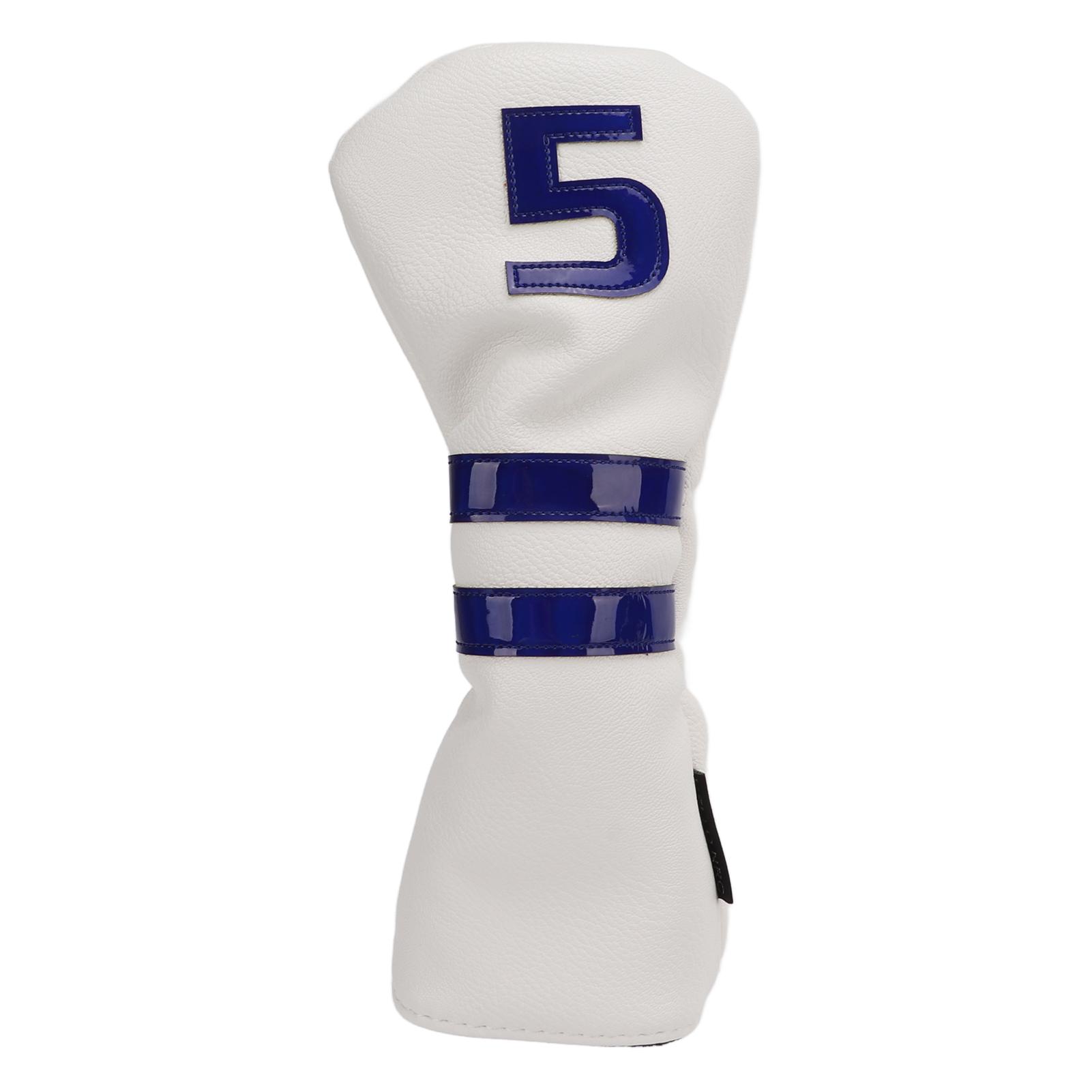 Waterproof Golf Head Covers PU Leather Wood Club Headcover No. 5 Golf Head Protector Cover