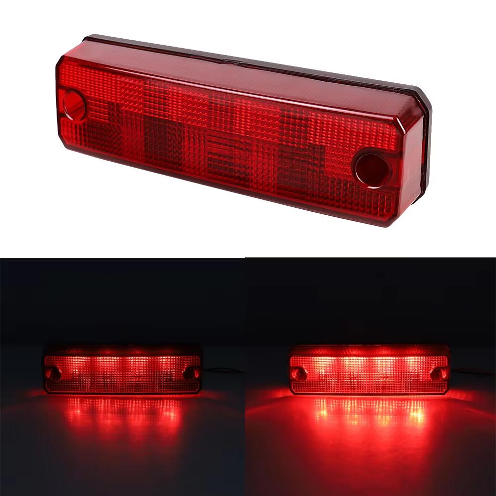 

1 шт. Светодиодный задний фонарь для квадроцикла для Honda Pioneer 520 700 1000 2014 - 2025 UTV Светодиодный красный черный стоп-сигнал Задний фонарь красный