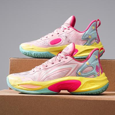 Pánské basketbalové boty Prodyšné odpružení Protiskluzové Odolné Běžecké boty Gymnastický trénink Atletické basketbalové tenisky pro ženy
