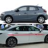 2PCS Car Door Side Skirt Stripes Stickers Z-Shape Sport Styling Vinyl Decals Car Decoration Accessories For Opel Corsa C E F D