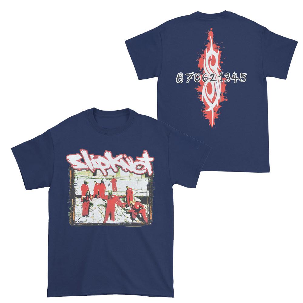 Logo Slipknot Band TShirt Cotton Graphic Tee Unisex Women Summer Streetwear Top