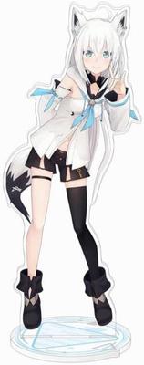 Shirakami Fubuki Acrylständer Hololive Höhe 23cm 3D Offizielle Ware