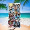 New Anime Character Printed Microfiber Beach Towel Quick Dry Water Absorbent Bath Towel