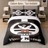 Custom Bedding Set Swansea City FC Pattern, Print Name Text 1 Duvet Cover Plus 2 Pillowcases Home Textile