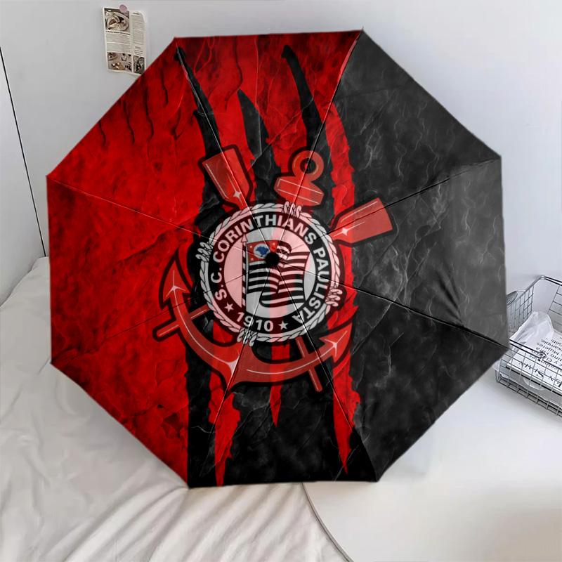Corinthians3pattern, automatic folding umbrella, portable and foldable design, 8 ribs, a Christmas or birthday gift.