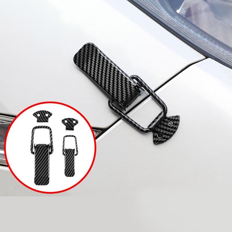 2 Pcs Bumper Fixed Lock Buckle Trunk Surround Fixed Decoration Buckle Paired