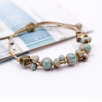 Retro štýl Keramické DIY Ručne vyrábané dámske darčekové náramky Náramky a náramky pre dámy