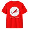 Roscosmos Logo 2026 Unisexs T Shirt Unique Tees Short Sleeve Crewneck TShirts 100 Cotton Gift Idea Clothing