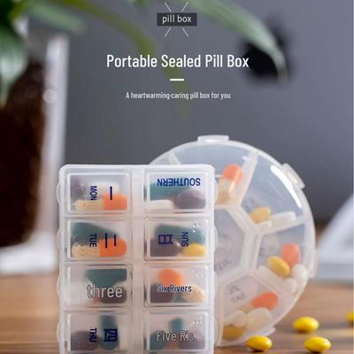 Neuling-Spezial: Tragbare Nachfüllbare Mini-Pillenbox für Reisen